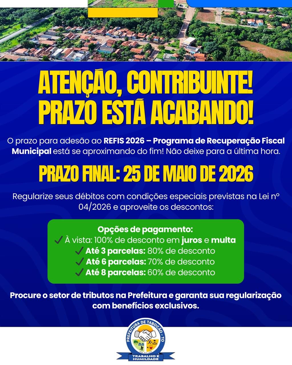 REFIS 2026 - Prazo está se esgotando
